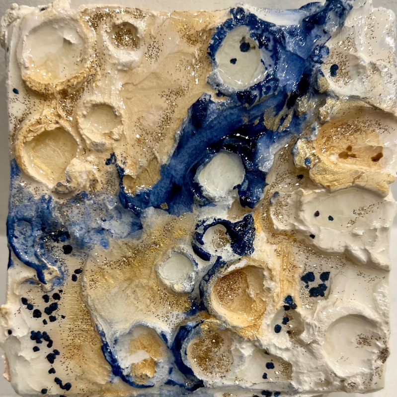 Blueberries and Cream by artist Lacy Husmann